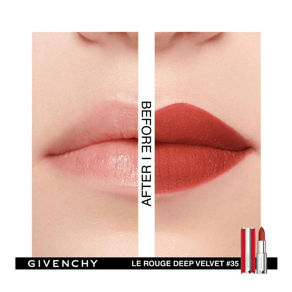 Le Rouge Deep Velvet Lipstick • N35 Rouge Initie
