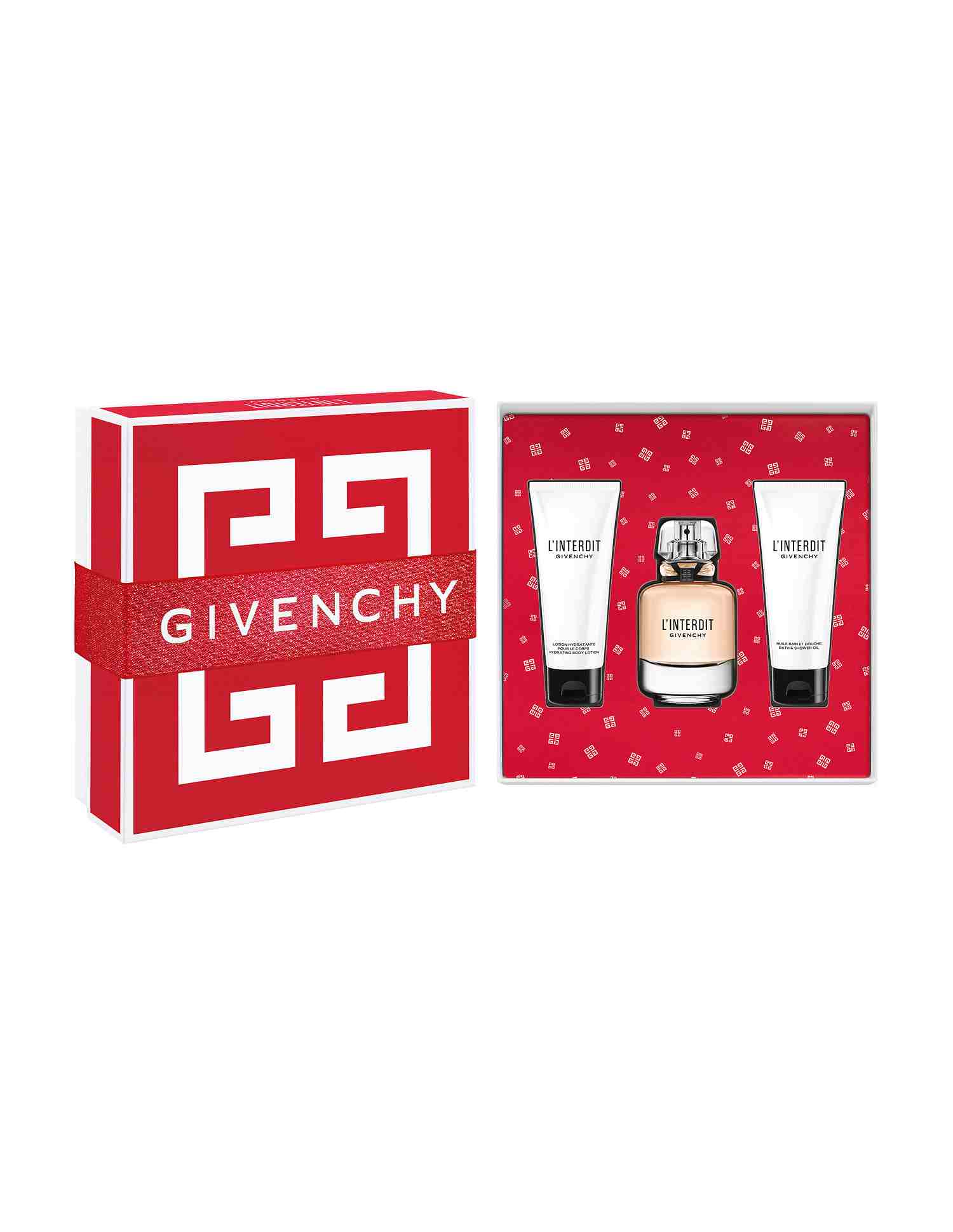 新品 未使用 GIVENCHY L'INTERDIT ギフトセット L'Interdit Eau De Parfum 80ml + Lotion 75ml + Oil 75ml Gift Set • 80ml