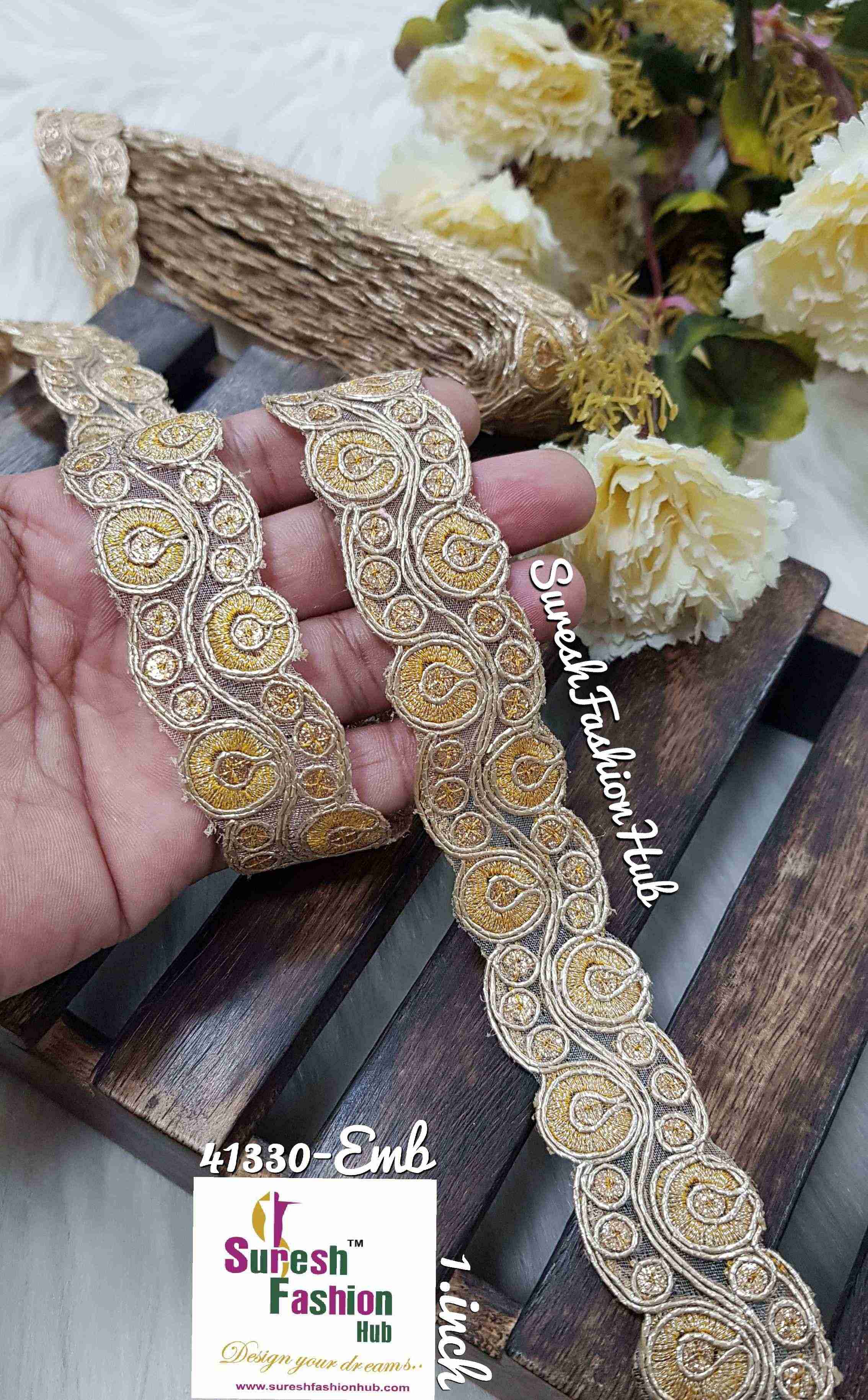 Midas Touch Gold  Zari Borders