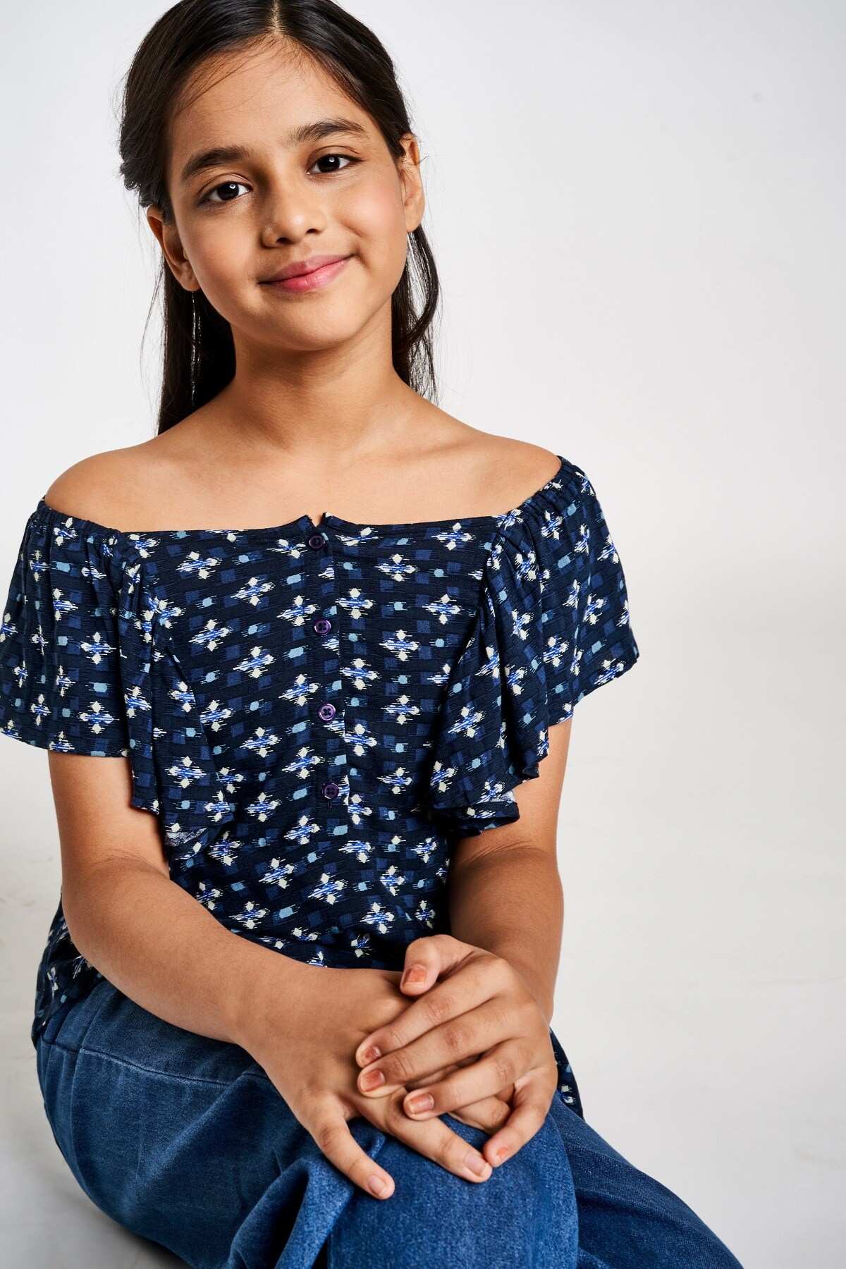 NAVY TOP