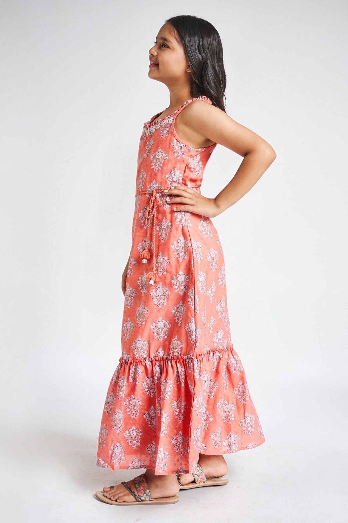 Global Desi | Pink Maxi Dress 3