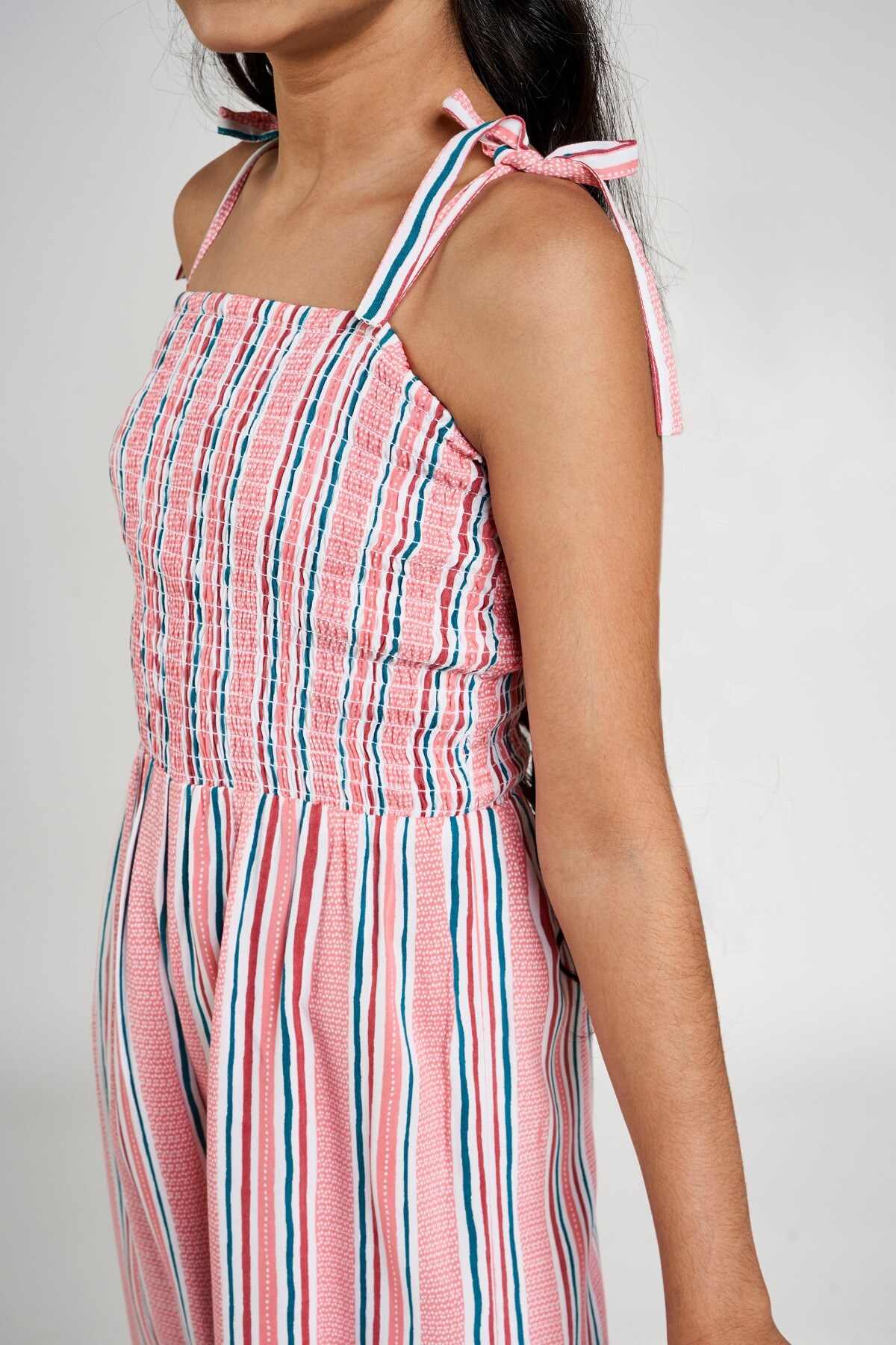 Global desi pink jumpsuit top