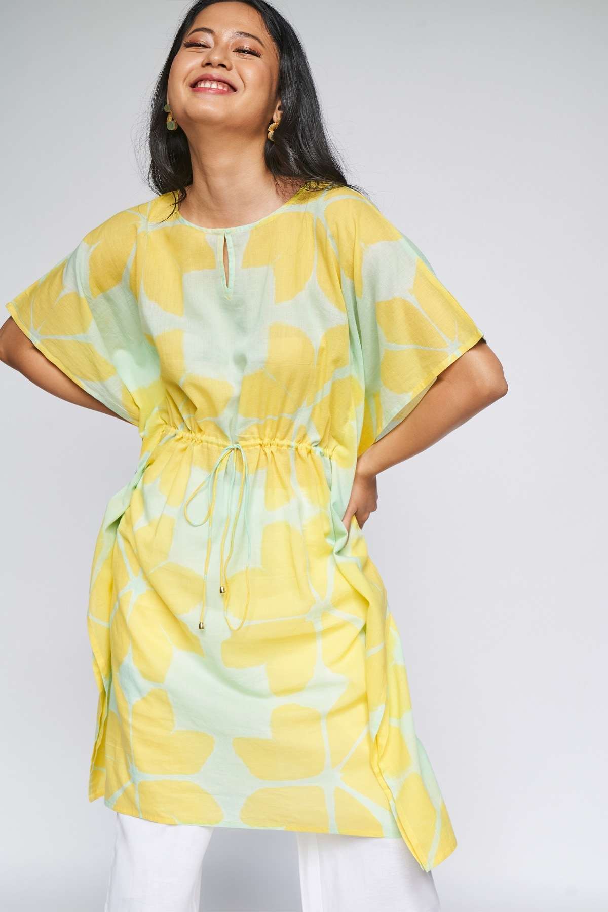 Global Desi Yellow Kurta