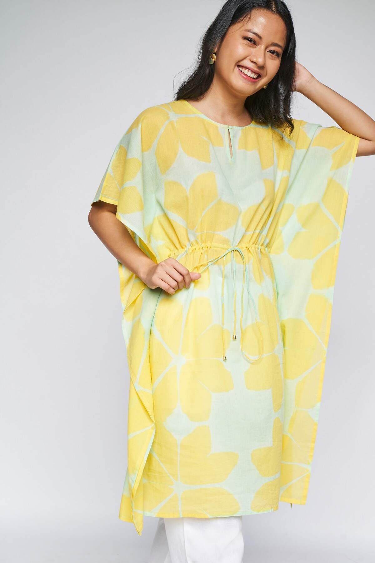 Global Desi Yellow Kurta