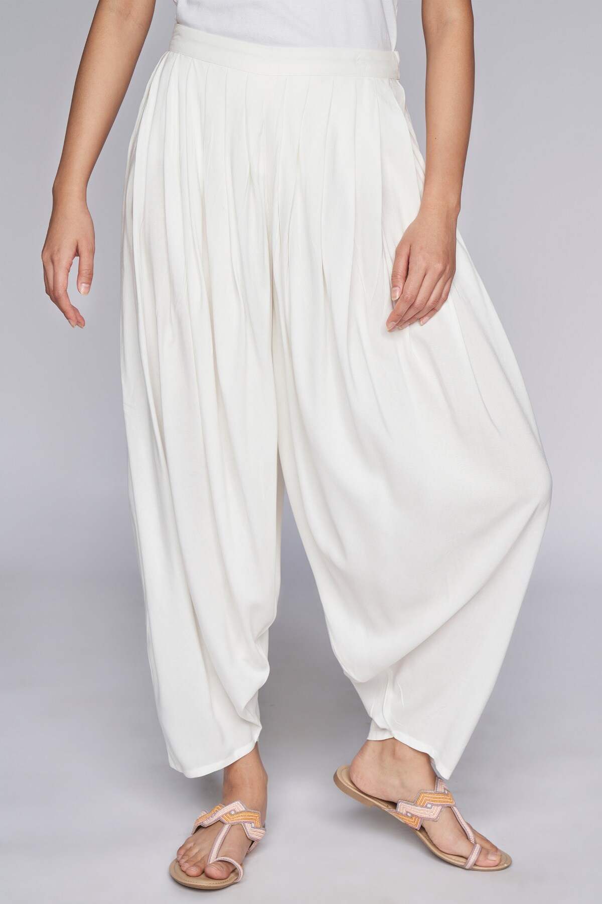 Buy White Bell Bottom Pants Suit Set With White Blazer Puffed Online in  India  Etsy