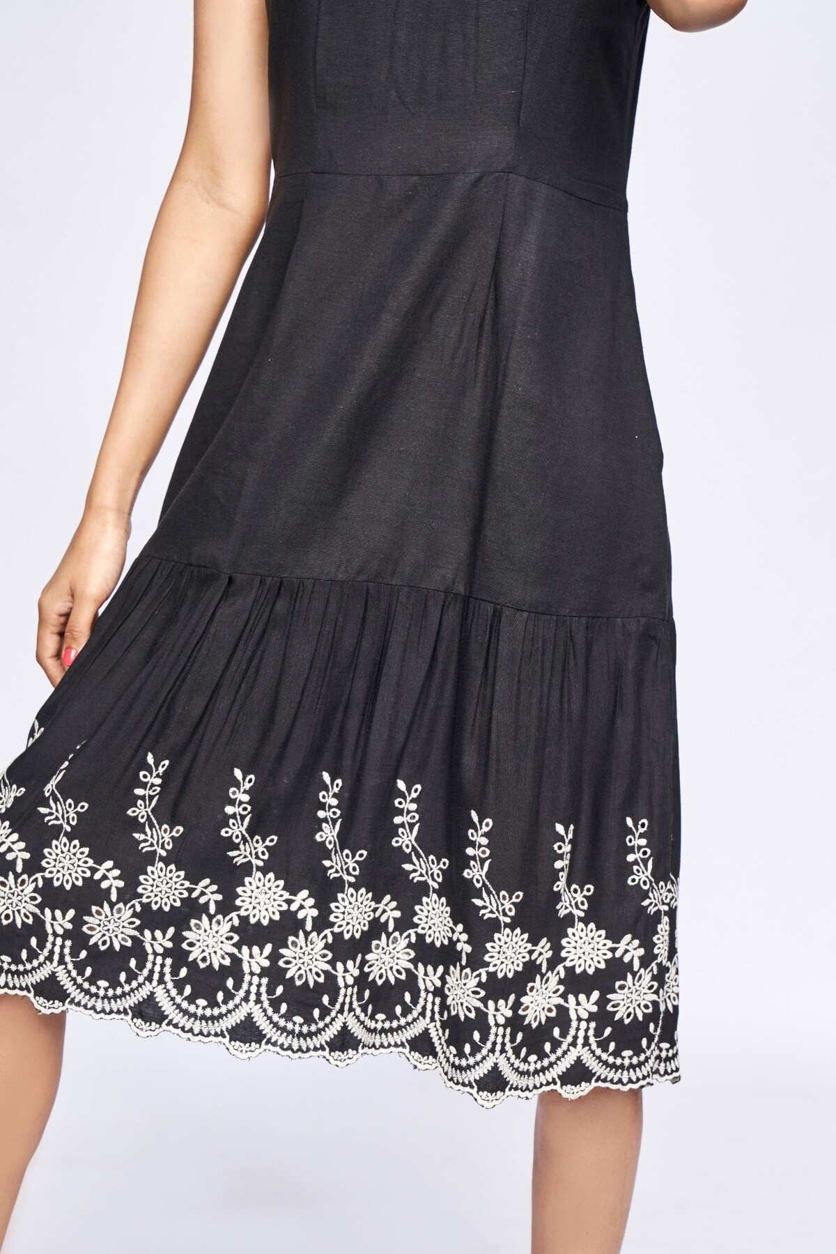 Global Desi Black Dress