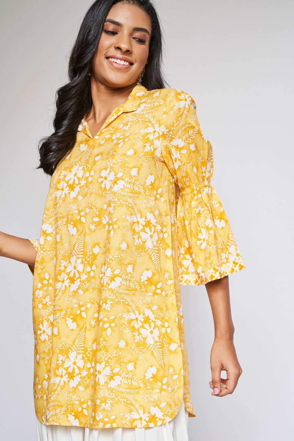 Global Desi Yellow Tunic