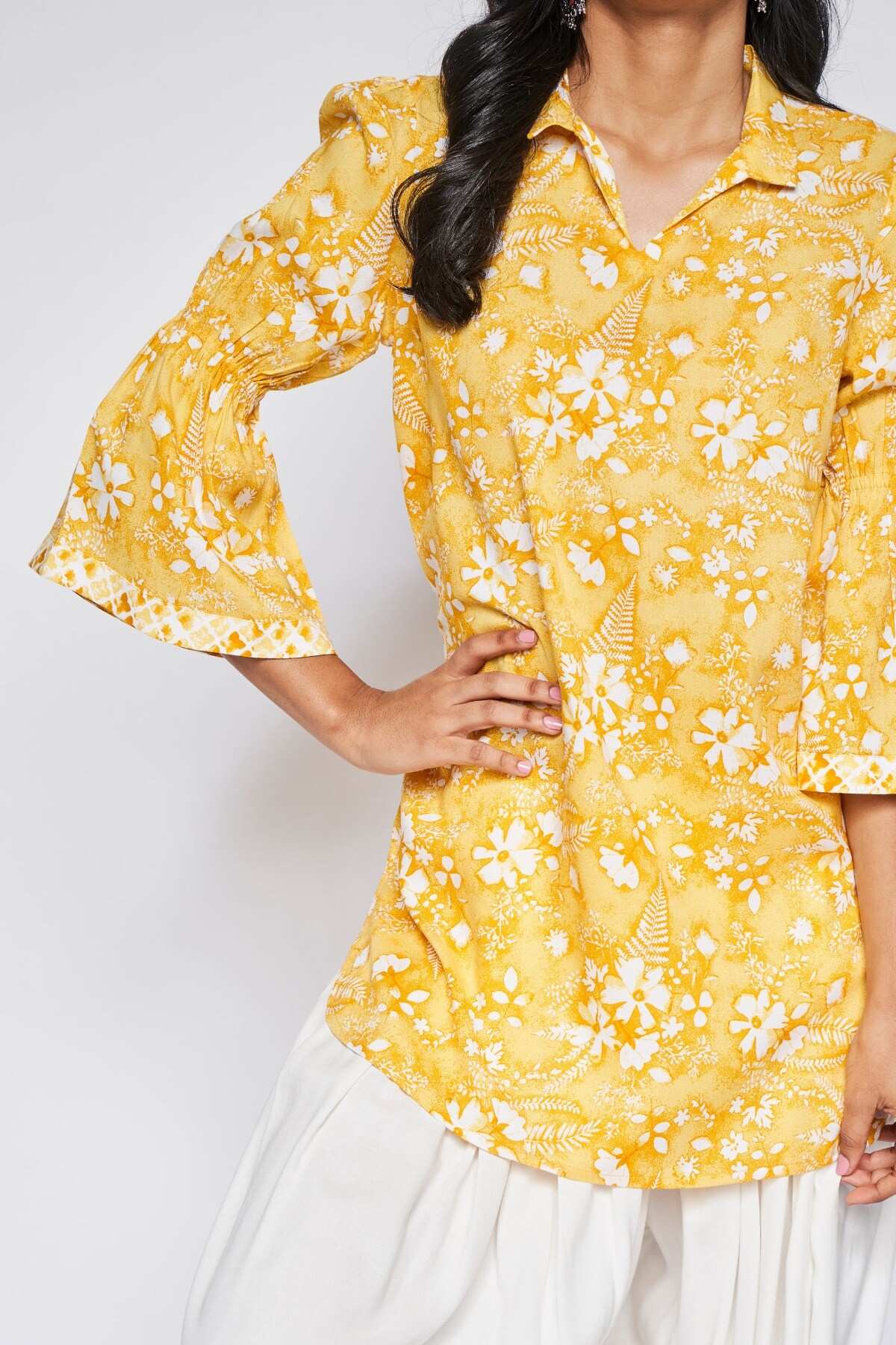 Global Desi Yellow Tunic