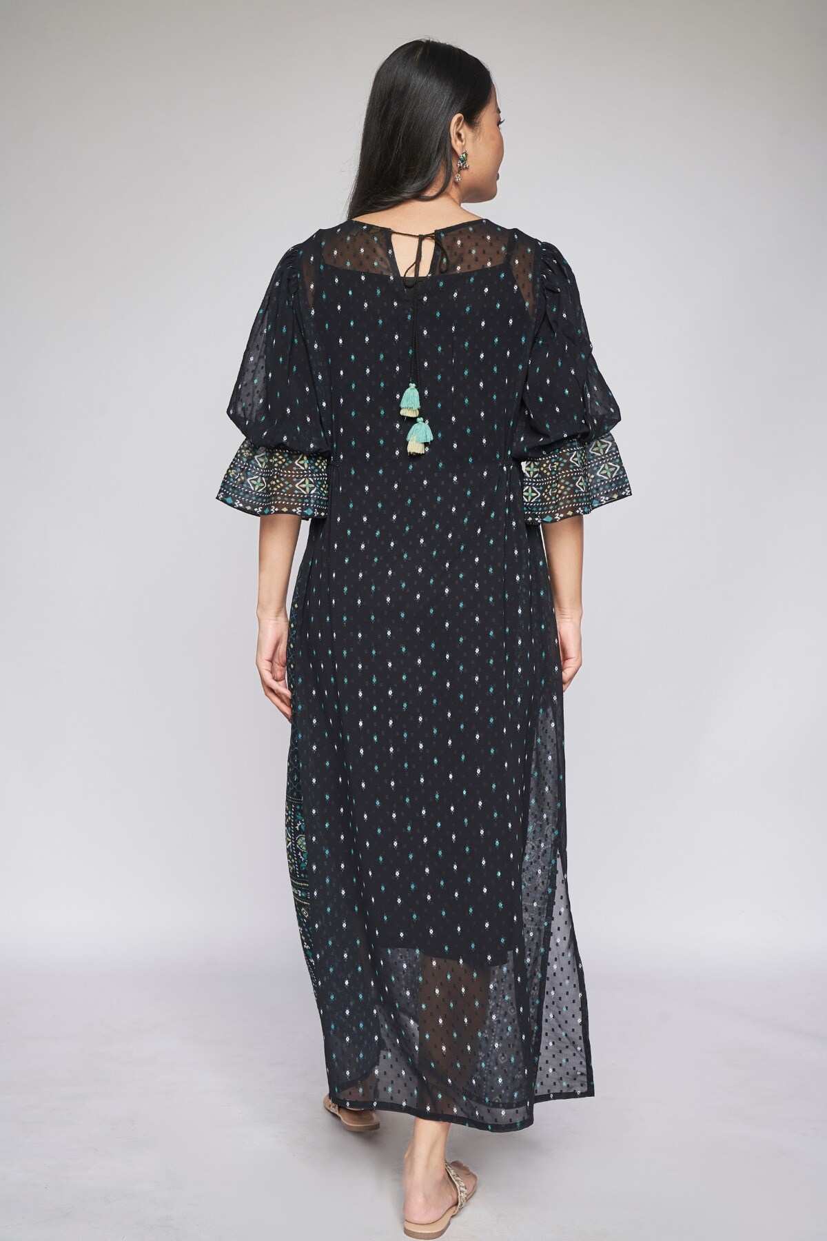 Global Desi Black Gown