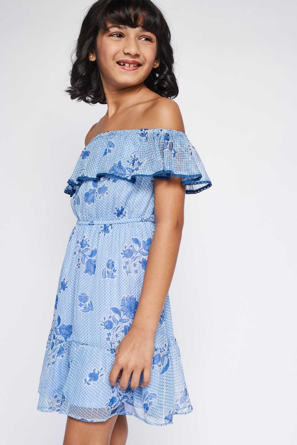 Global Desi L.Blue Dress