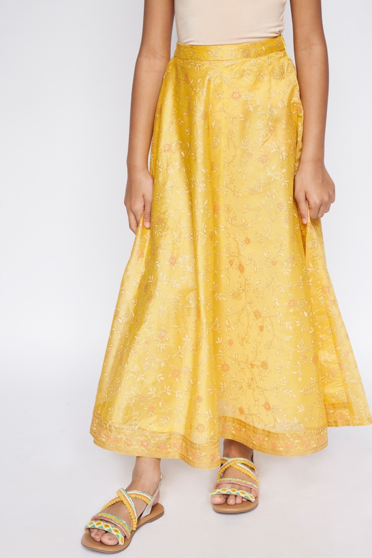 Global Desi | Global Desi Yellow Skirt 0
