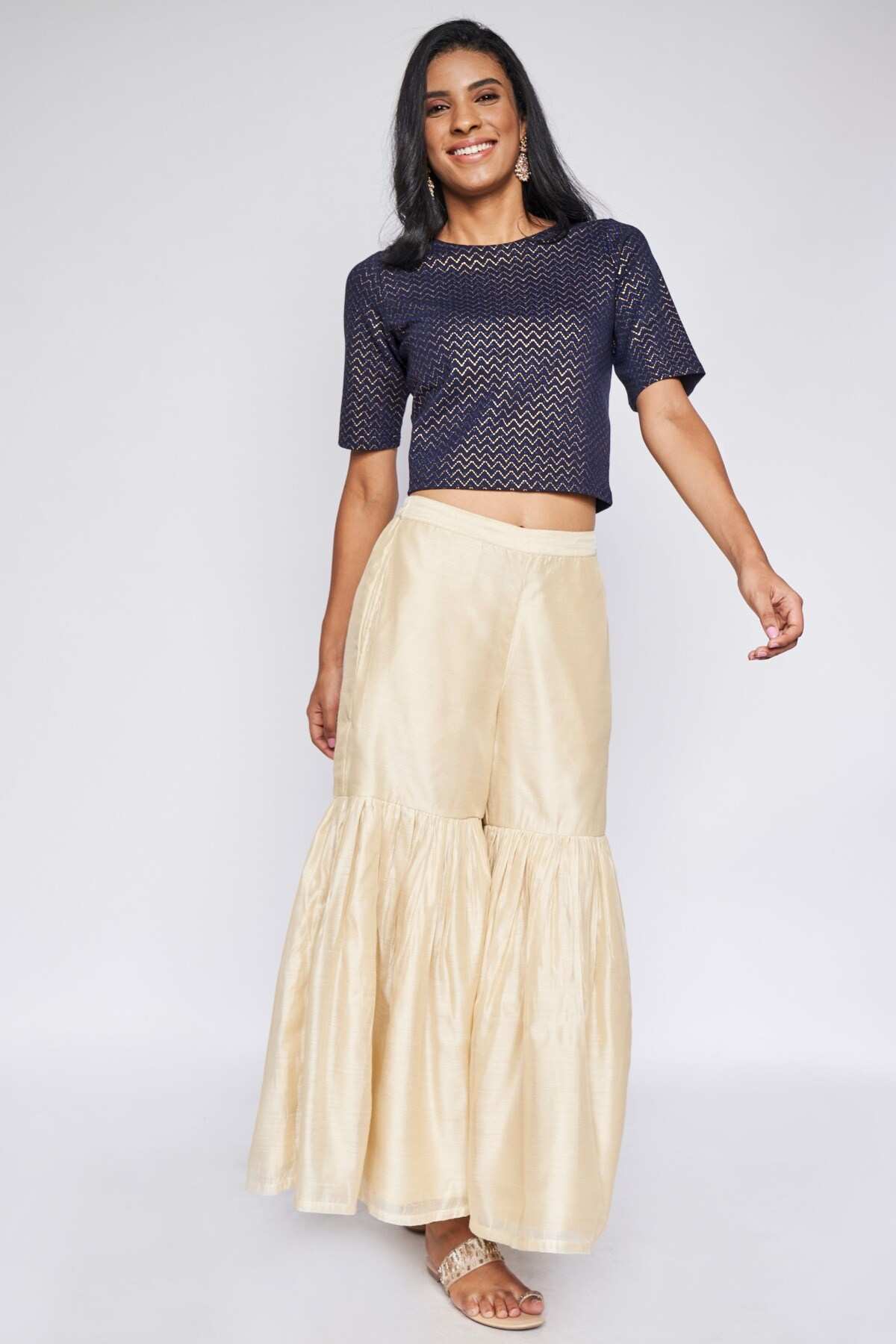 Global Desi Beige Sharara