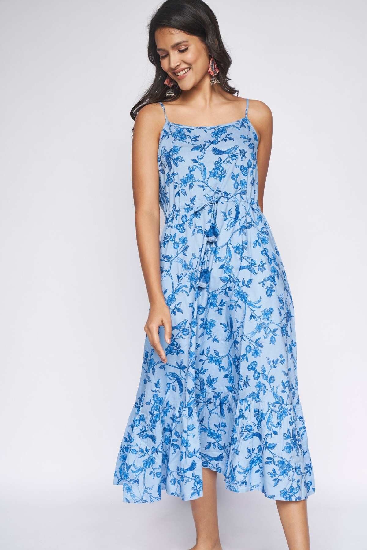 Global Desi Blue Dress
