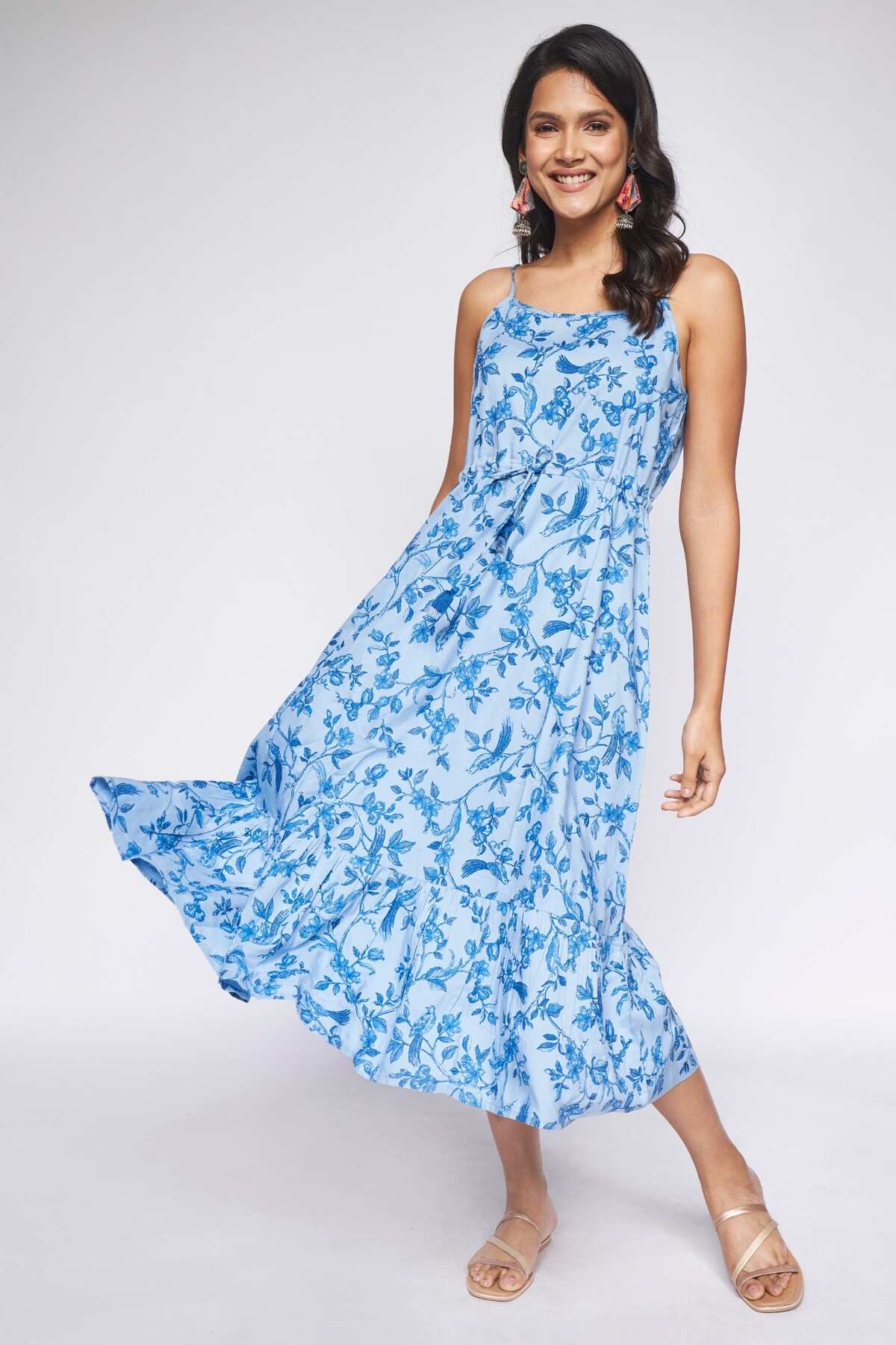 Global Desi Blue Dress