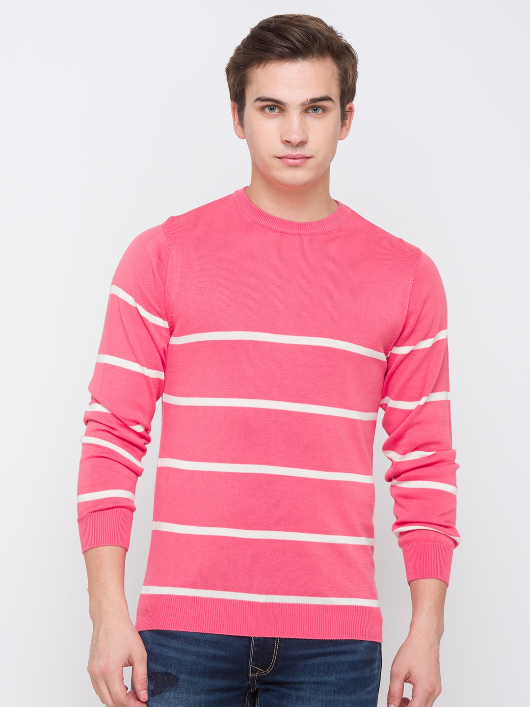 globus | Pink Striped T-Shirt 0