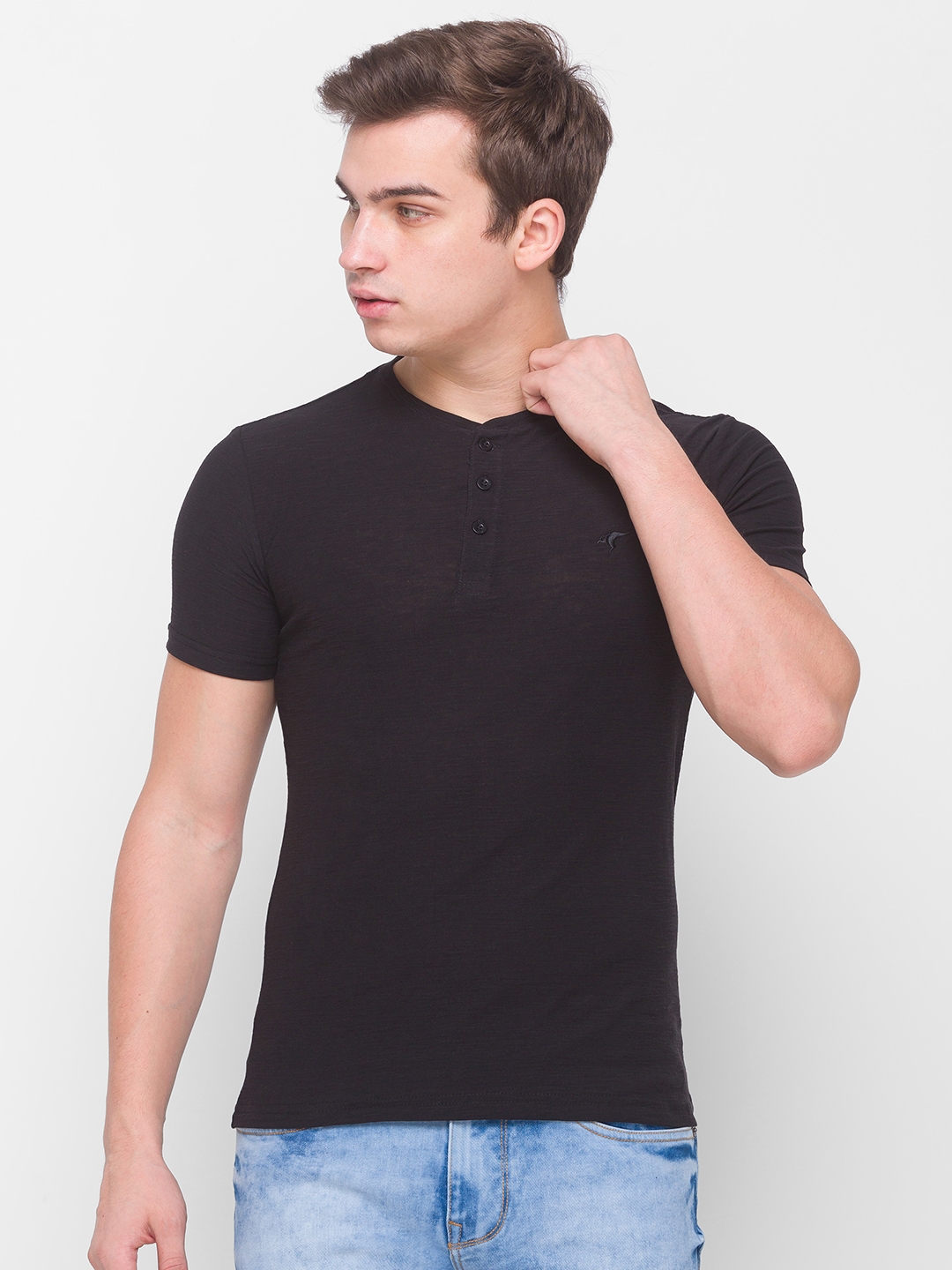globus | Black Solid T-Shirt 0