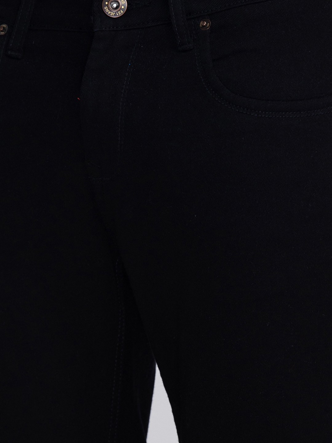 globus | Men's Black Cotton  Tapered Jeans 4
