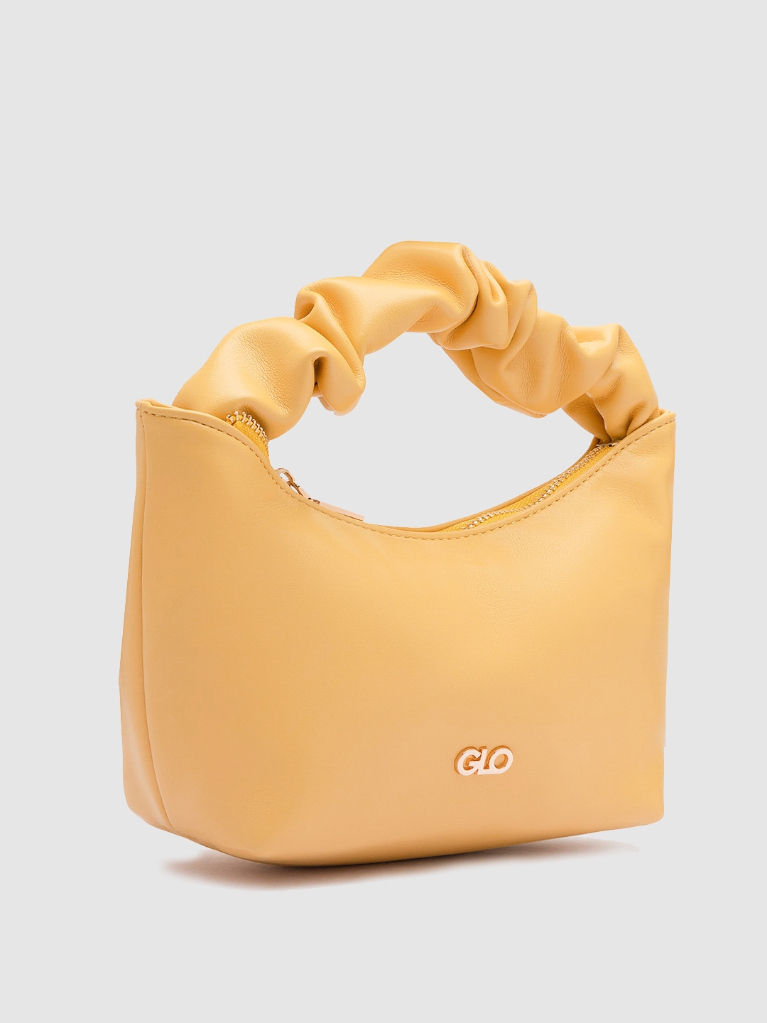globus | Globus Mustard Solid Handbag 1