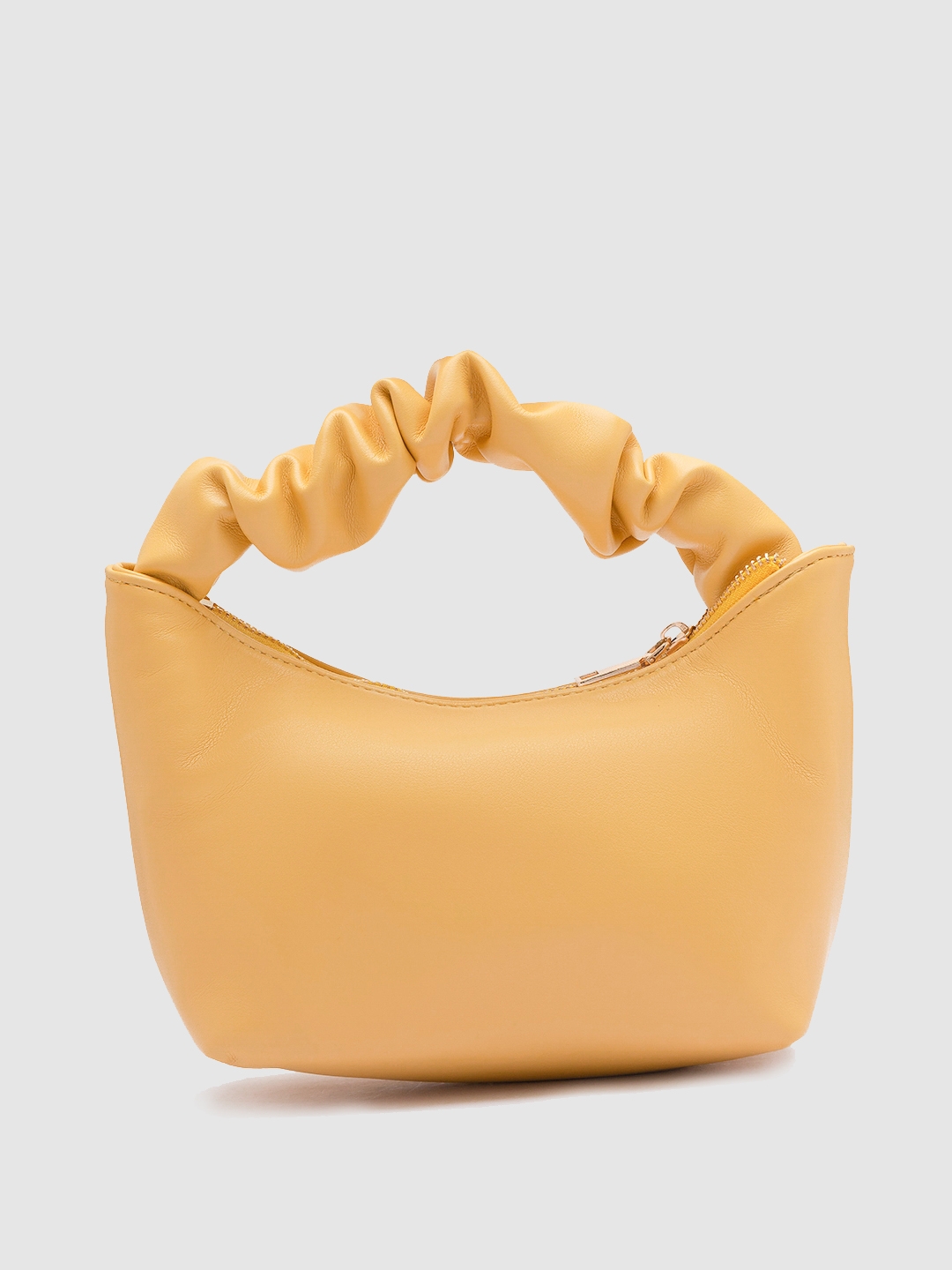 globus | Globus Mustard Solid Handbag 2