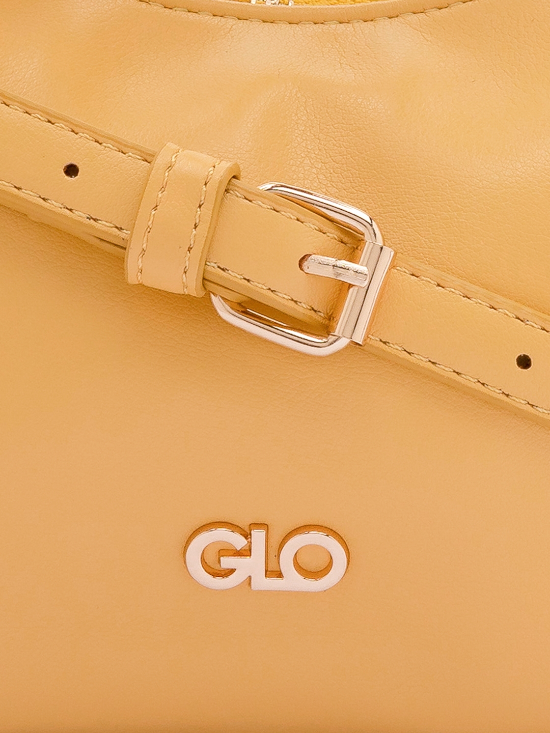 globus | Globus Mustard Solid Handbag 4