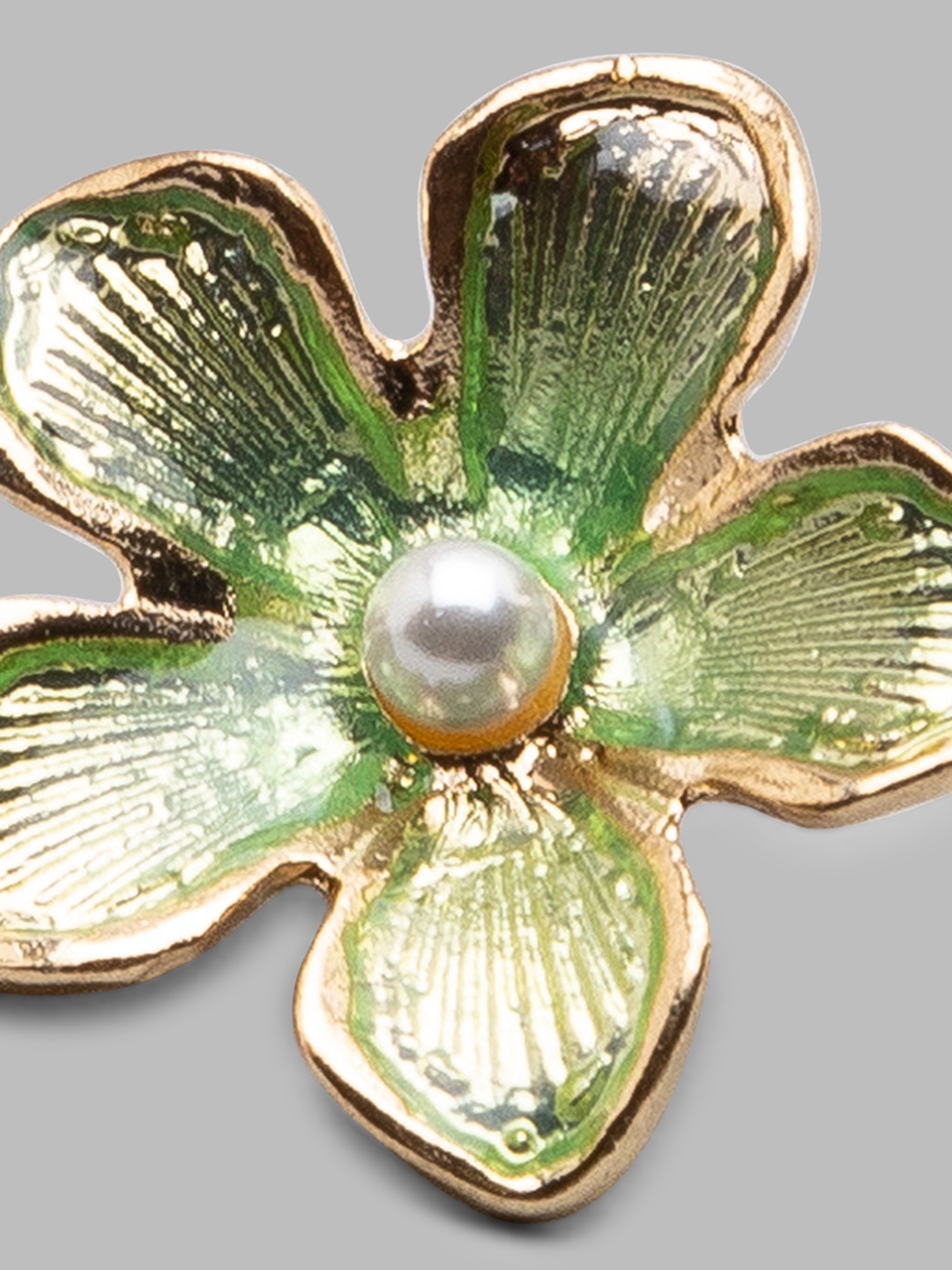 globus | Globus Floral Gold Plated Stud Earrings 1