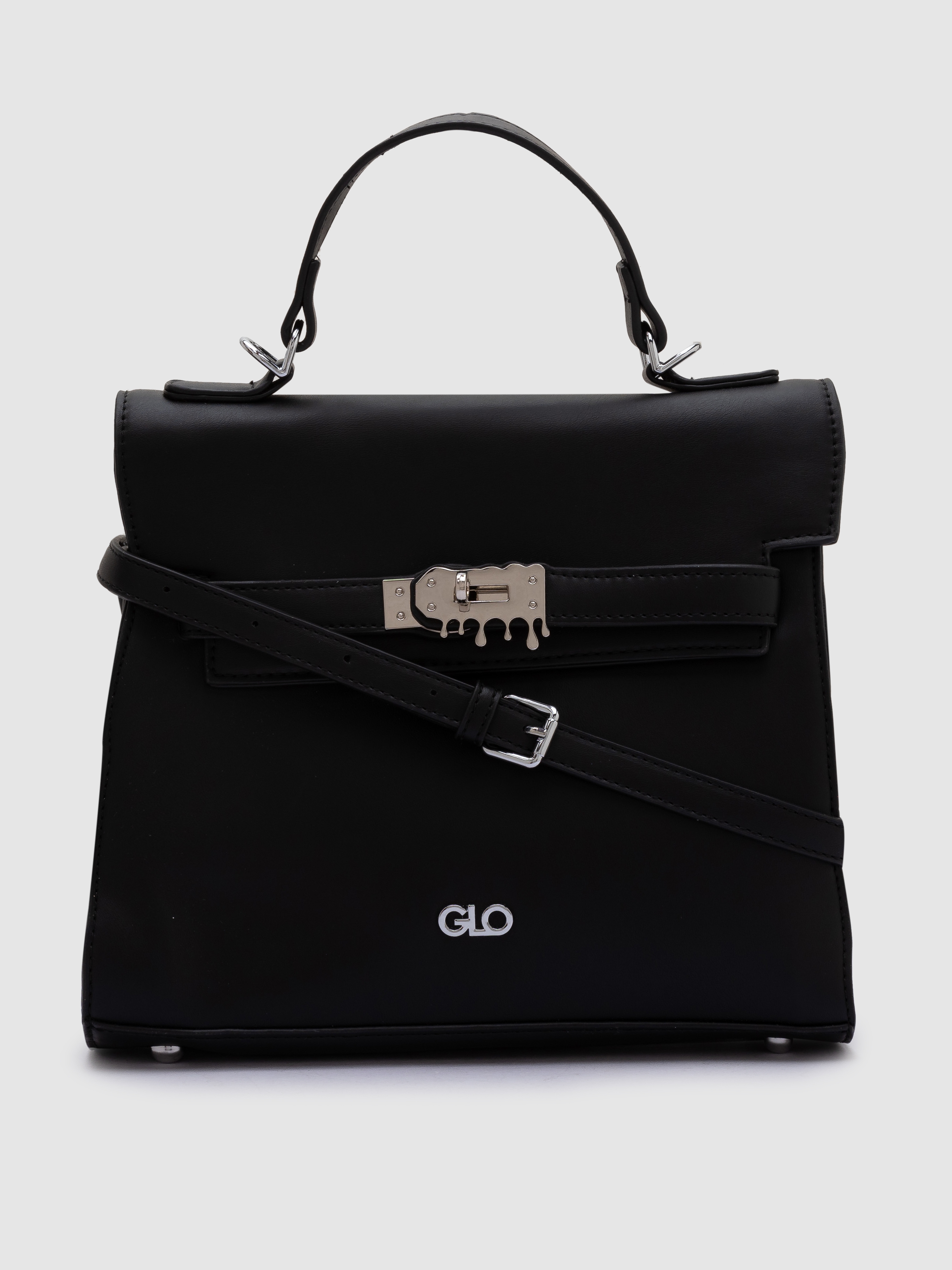 globus | Globus Black Solid Handbag 0