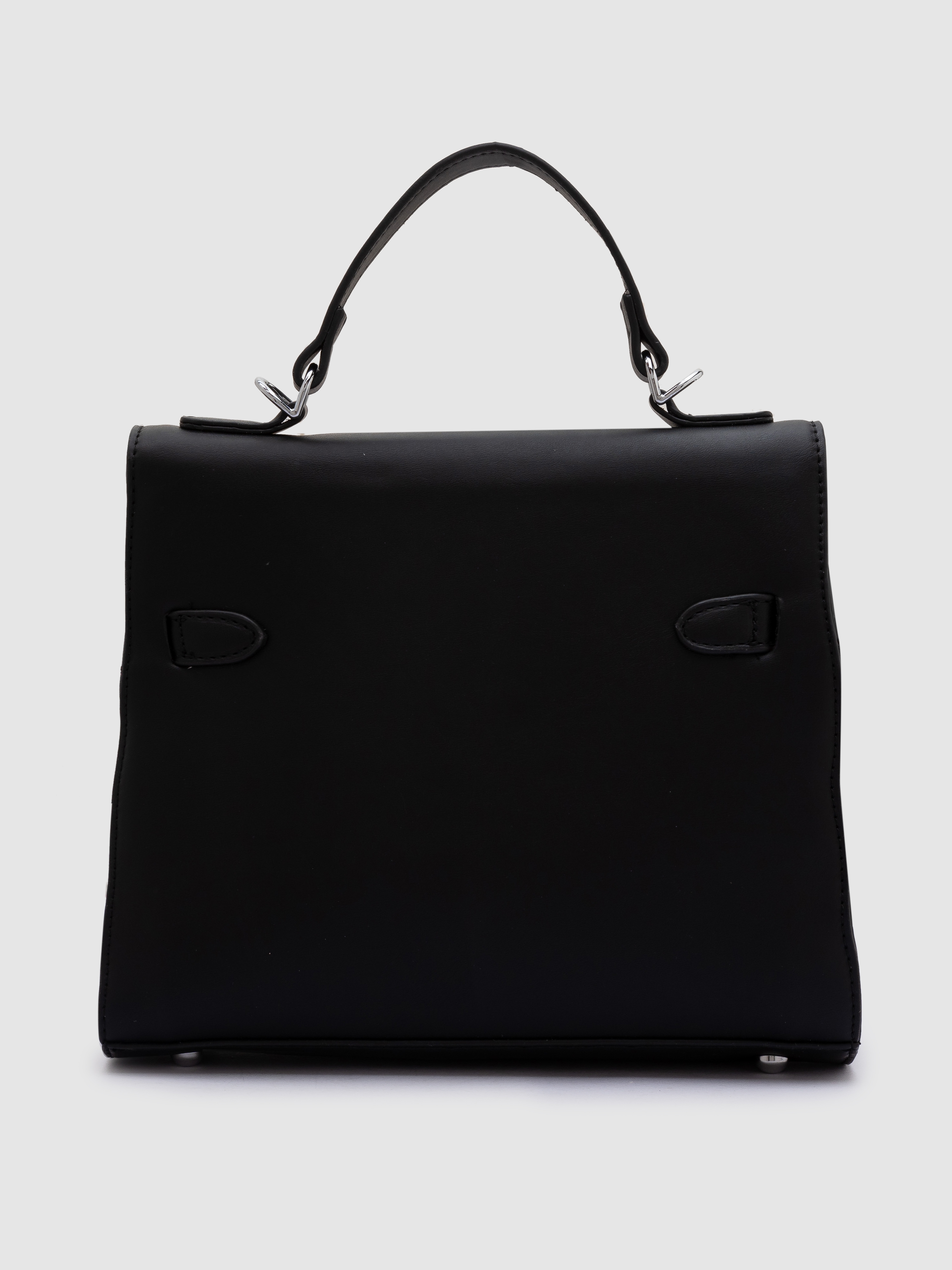 globus | Globus Black Solid Handbag 2