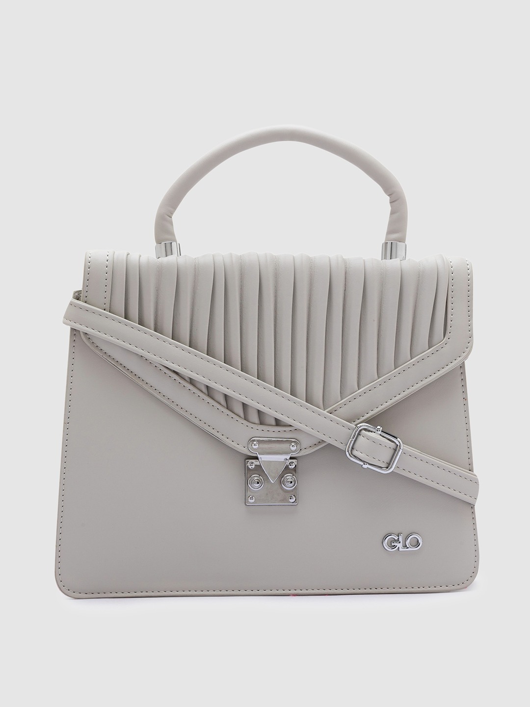 Globus Grey Textured Sling Bag
