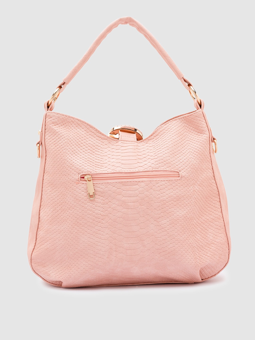Globus Nude Textured Hobo Bag