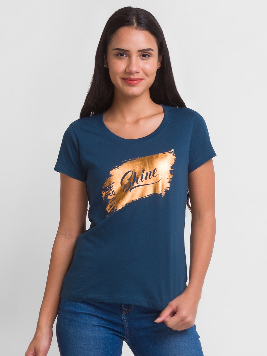 globus | Globus Teal Printed Tshirt 0