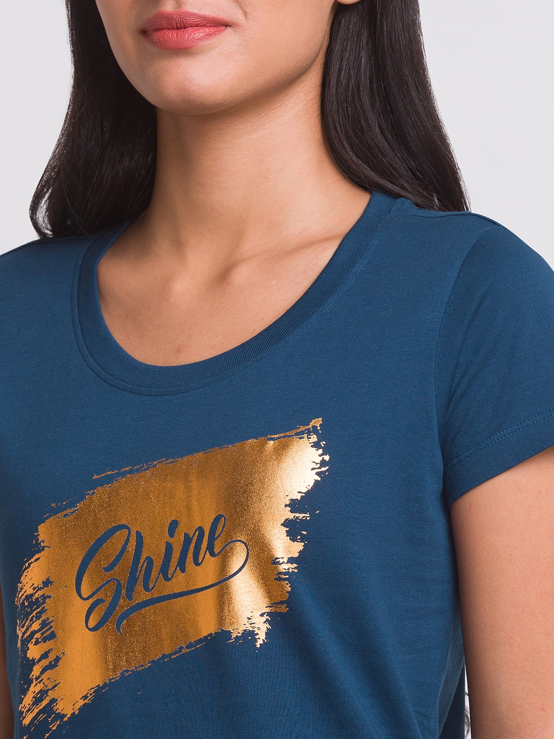 globus | Globus Teal Printed Tshirt 4
