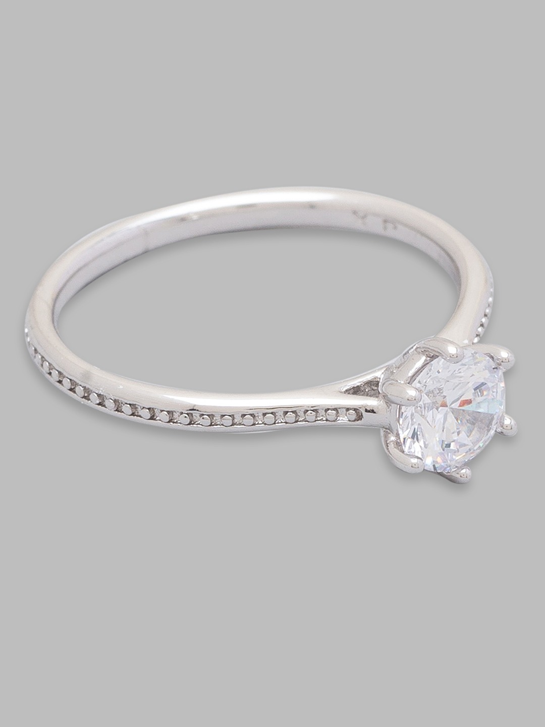 Globus Silver Plated Ring