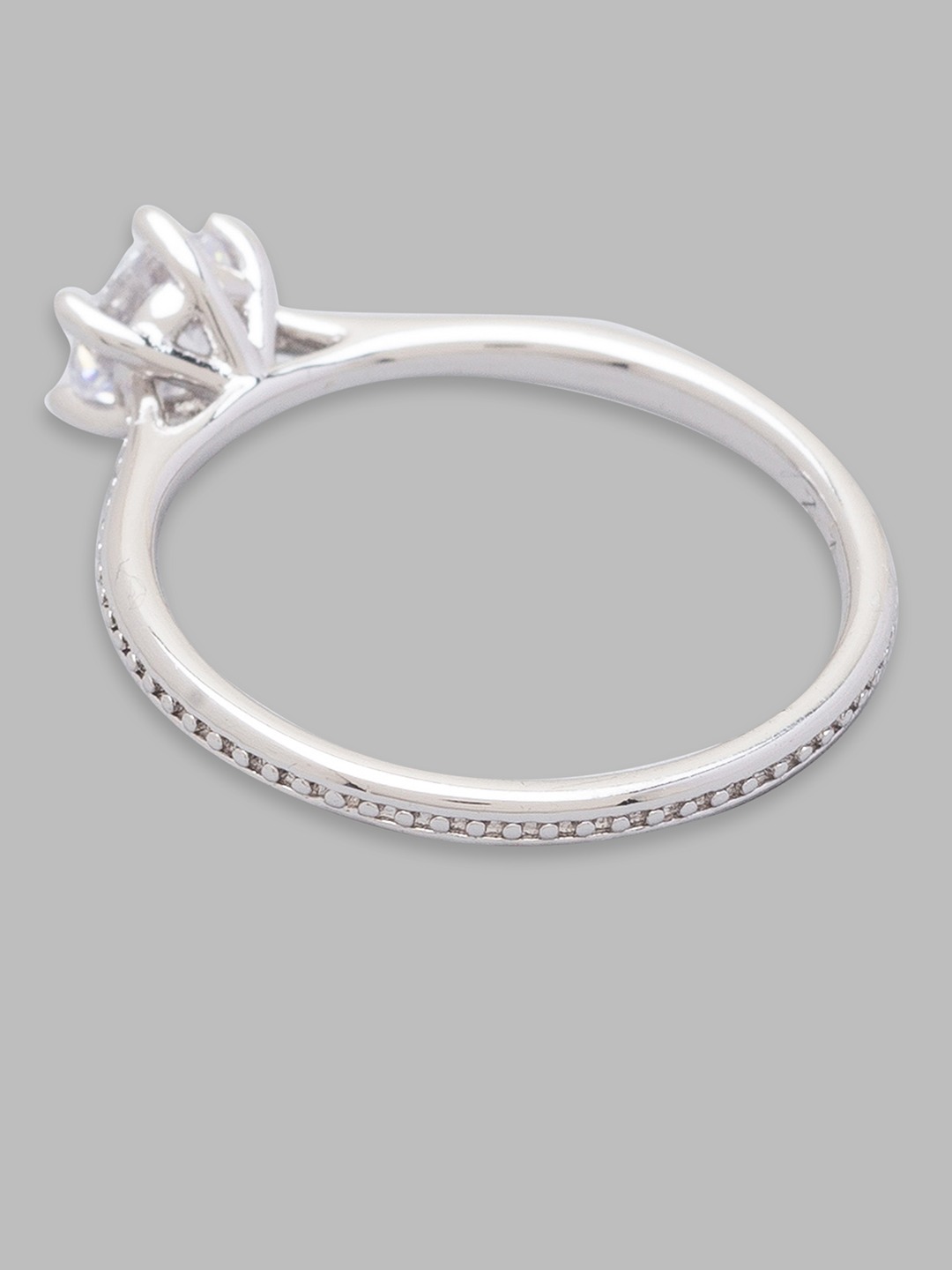 Globus Silver Plated Ring