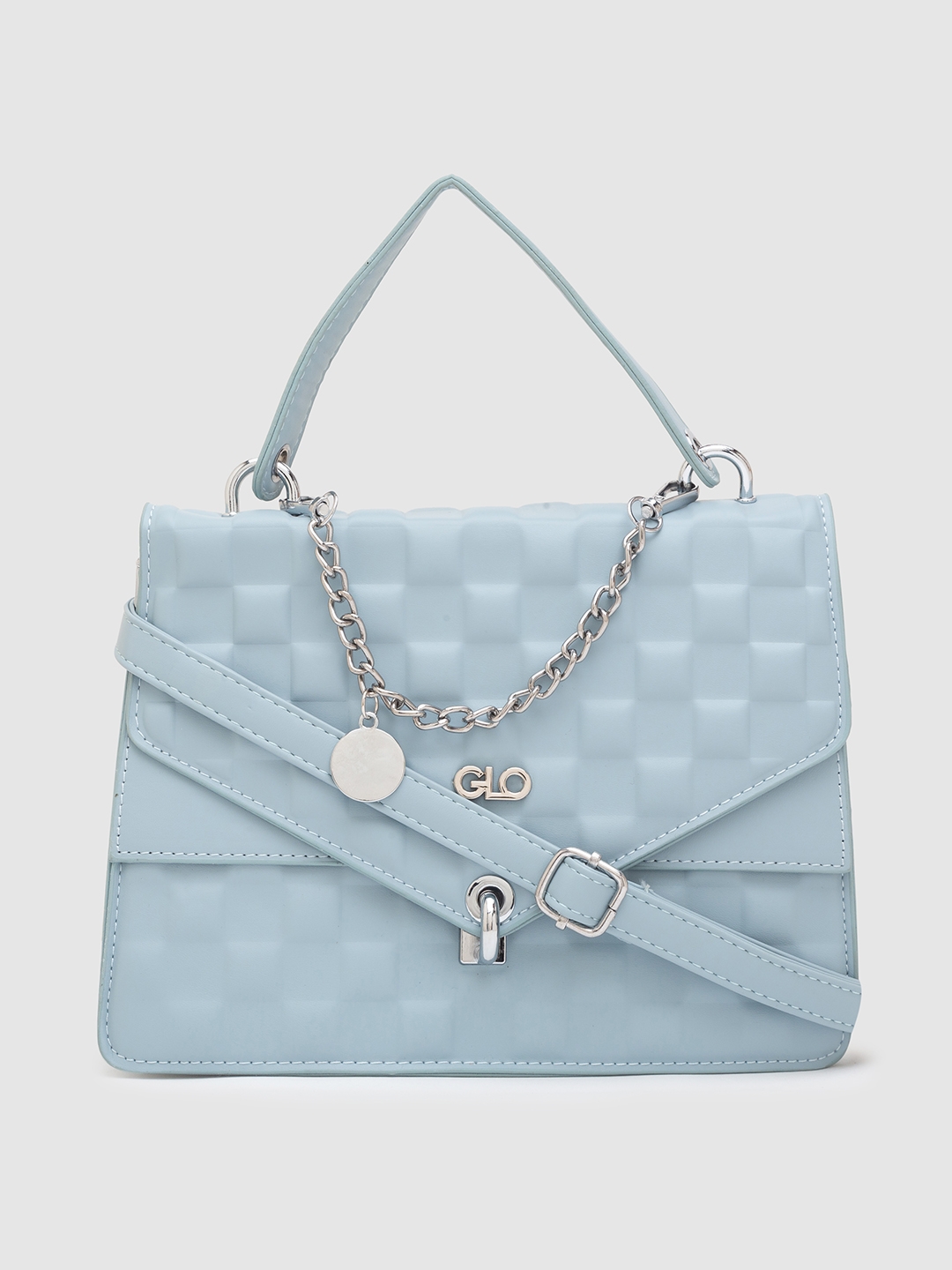globus | Globus Blue Solid Handbag 0