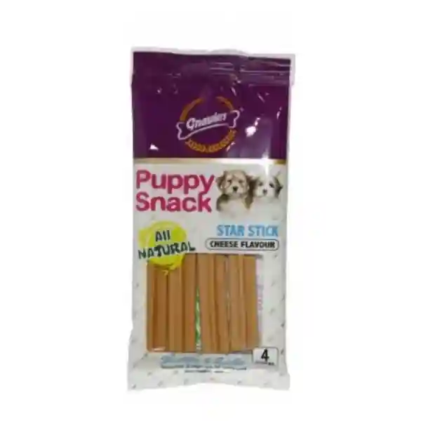 Gnawlers Wang Wang Star Stick Dog Treats - Cheese Flavour - 80 g