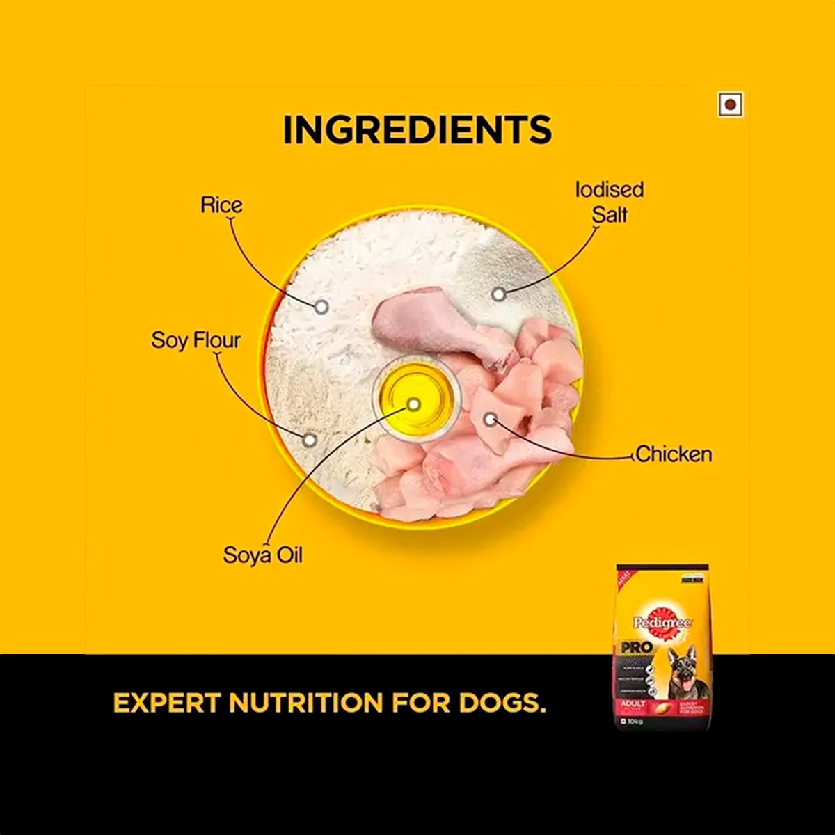 Pedigree Pro Active Adult Large Breed Dry Dog Food
