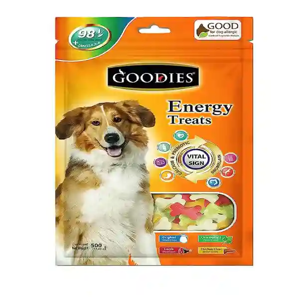 Goodies Energy Dog Treats - Cut Bone - 125 g