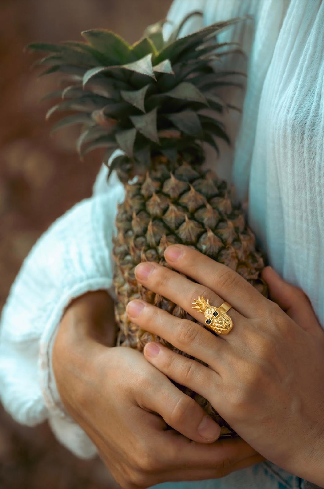 Pineapple Dude Ring