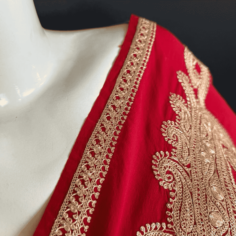 Badaam Design Tilla saree