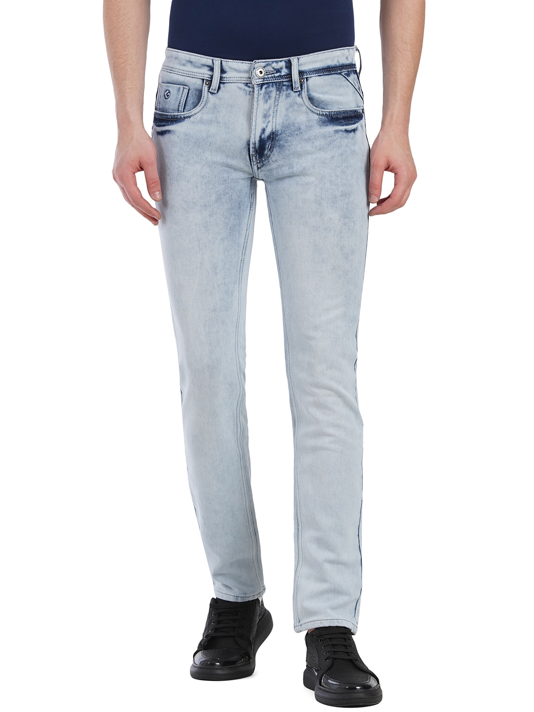 Greenfibre | Light Blue Washed Narrow Fit Jeans | Greenfibre 0