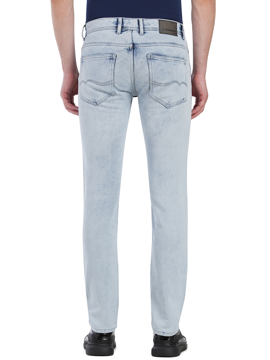 Greenfibre | Light Blue Washed Narrow Fit Jeans | Greenfibre 2