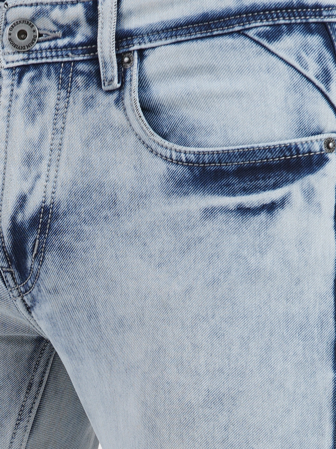 Greenfibre | Light Blue Washed Narrow Fit Jeans | Greenfibre 4