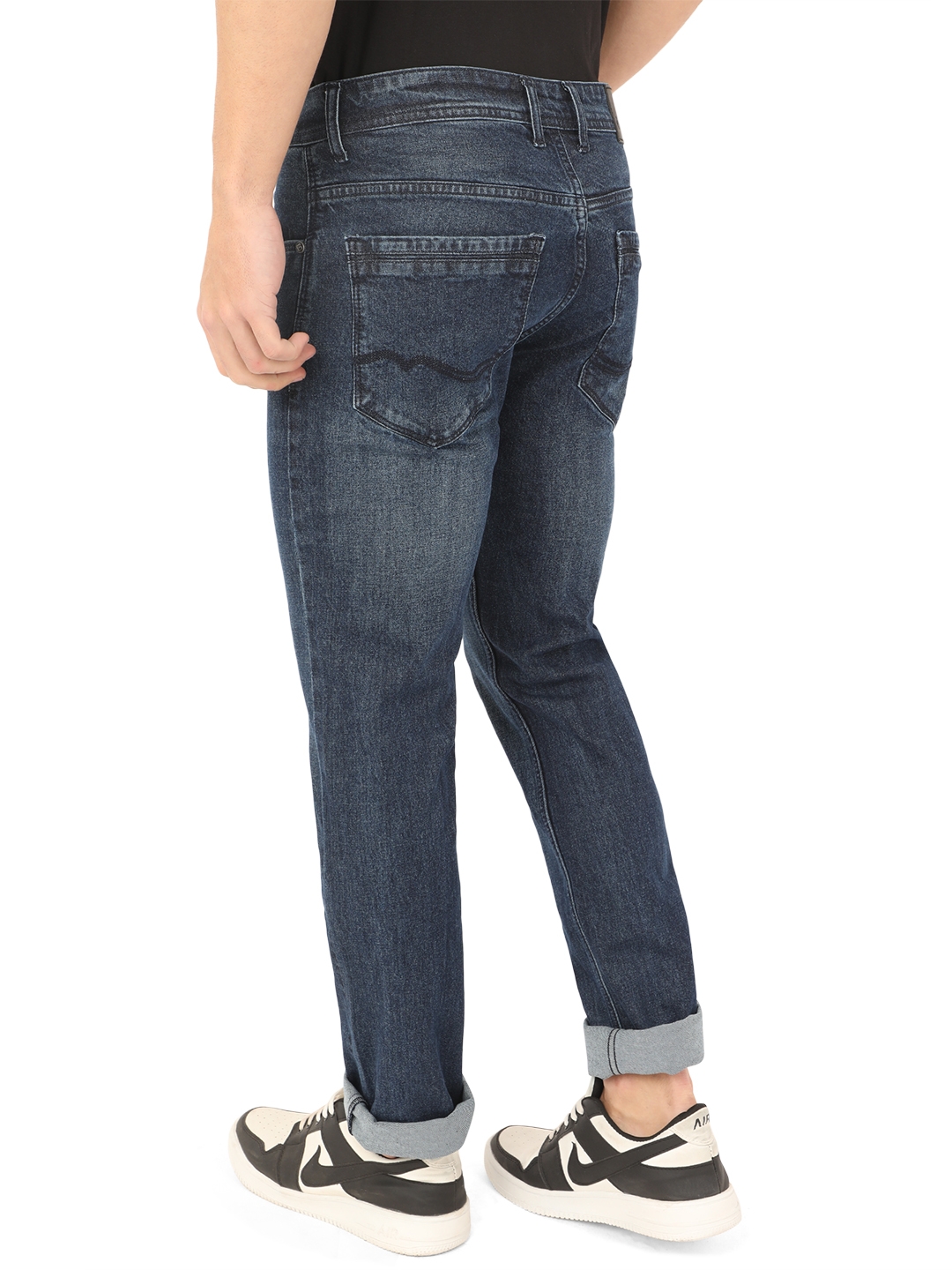 Greenfibre | Denim Blue Washed Narrow Fit Jeans | Greenfibre 2