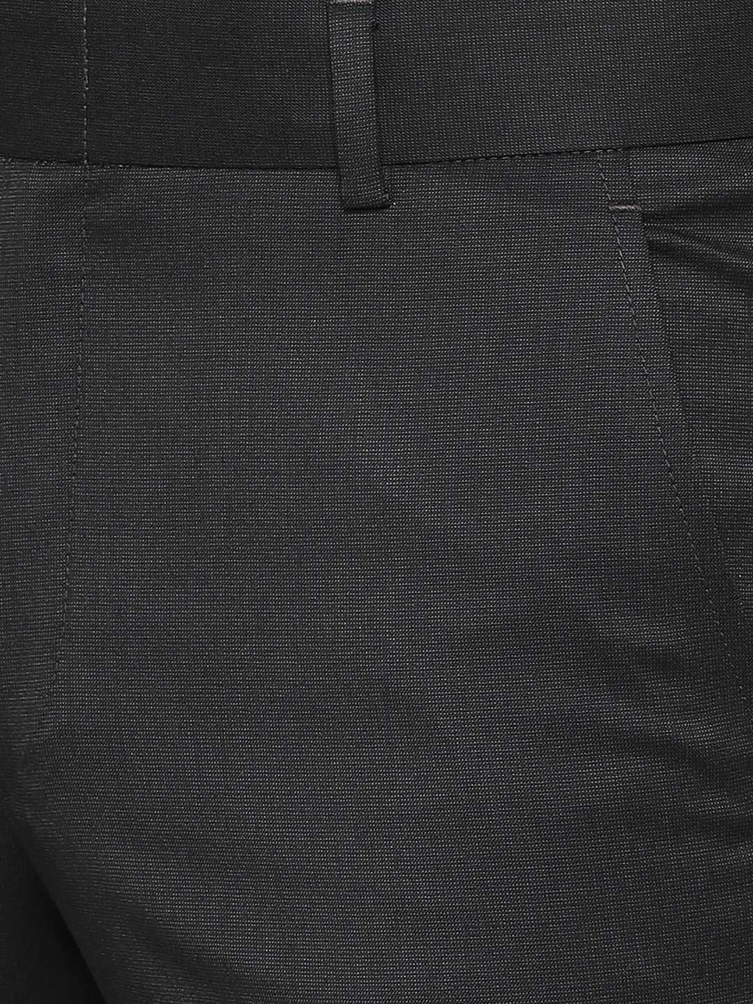 Greenfibre | Cigarette Grey Solid Slim Fit Formal Trouser | Greenfibre 4