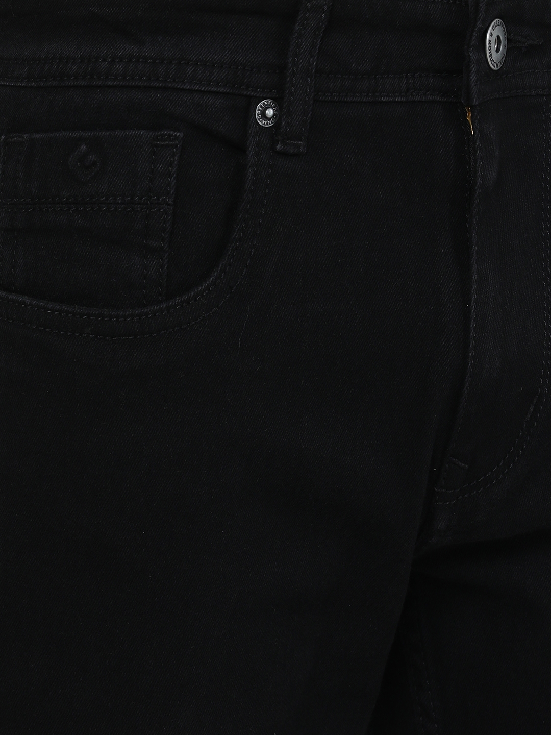 Greenfibre | Jet Black Washed Narrow Fit Jeans | Greenfibre 4