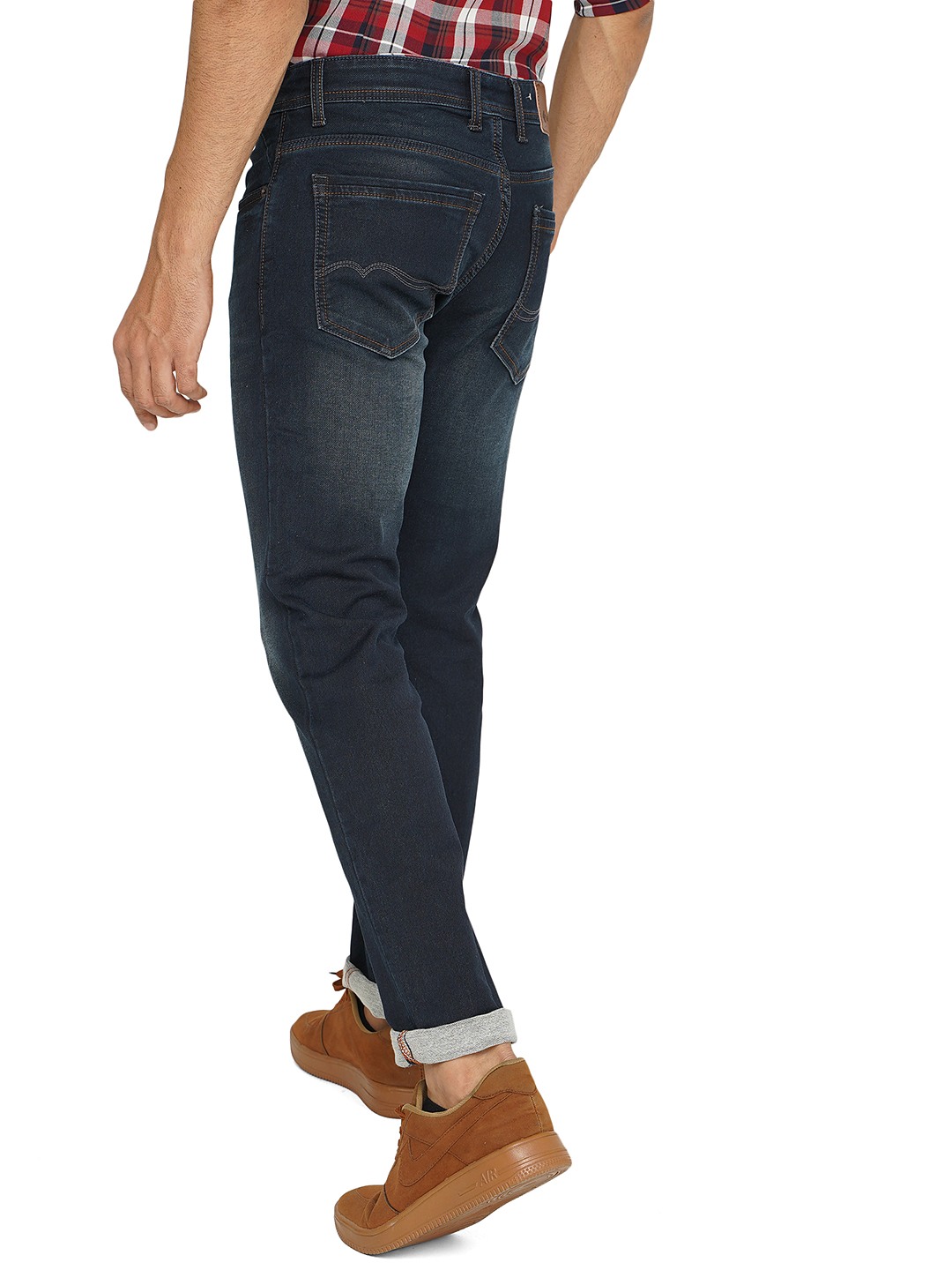 Blue Washed Narrow Fit Jeans Greenfibre Greenfibre
