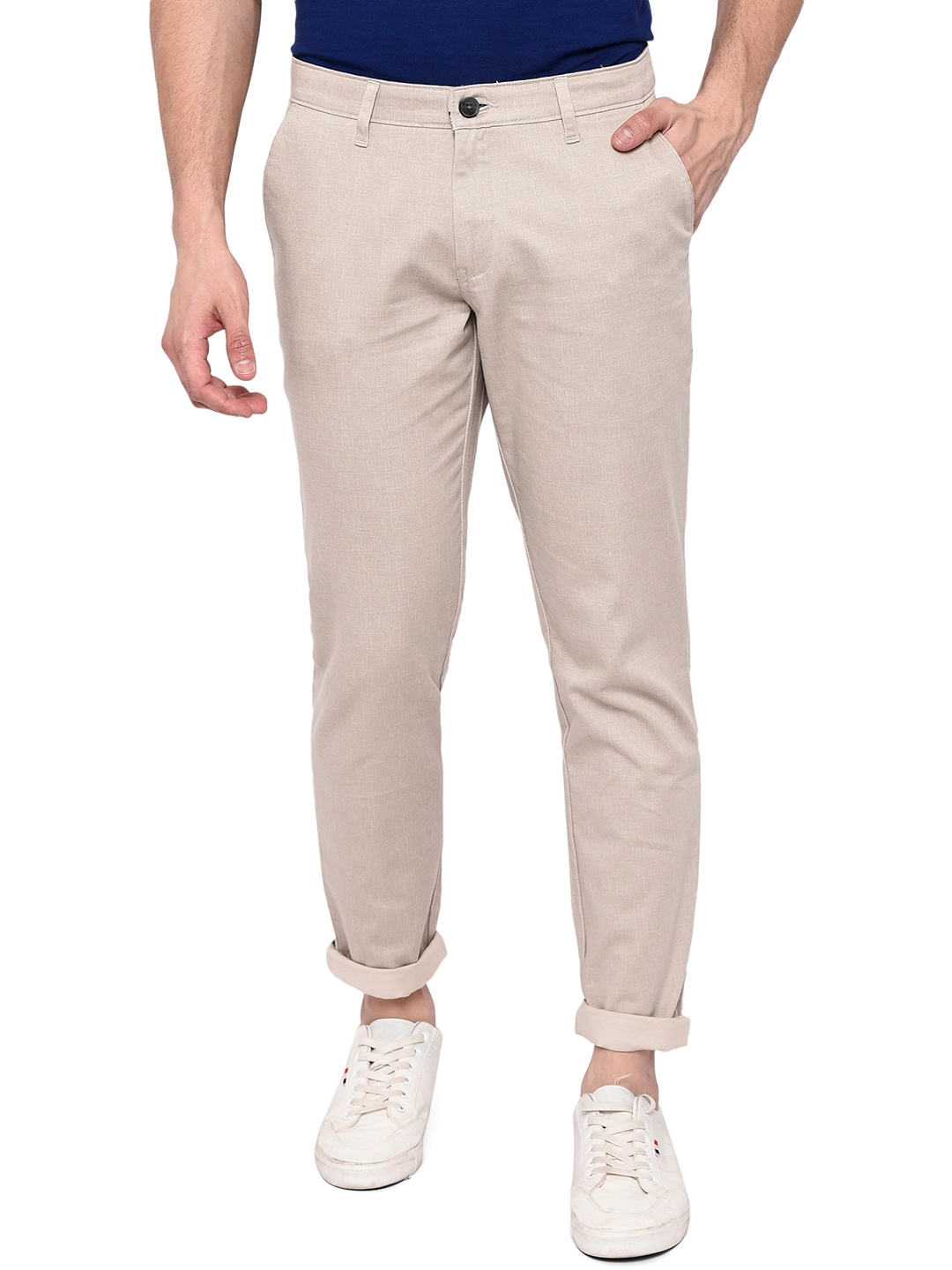 PARX Slim Fit Men Khaki Trousers - Buy PARX Slim Fit Men Khaki Trousers  Online at Best Prices in India | Flipkart.com