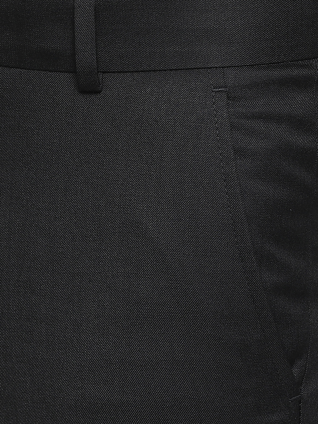 Greenfibre | Black Solid Slim Fit Formal Trouser | Greenfibre 4