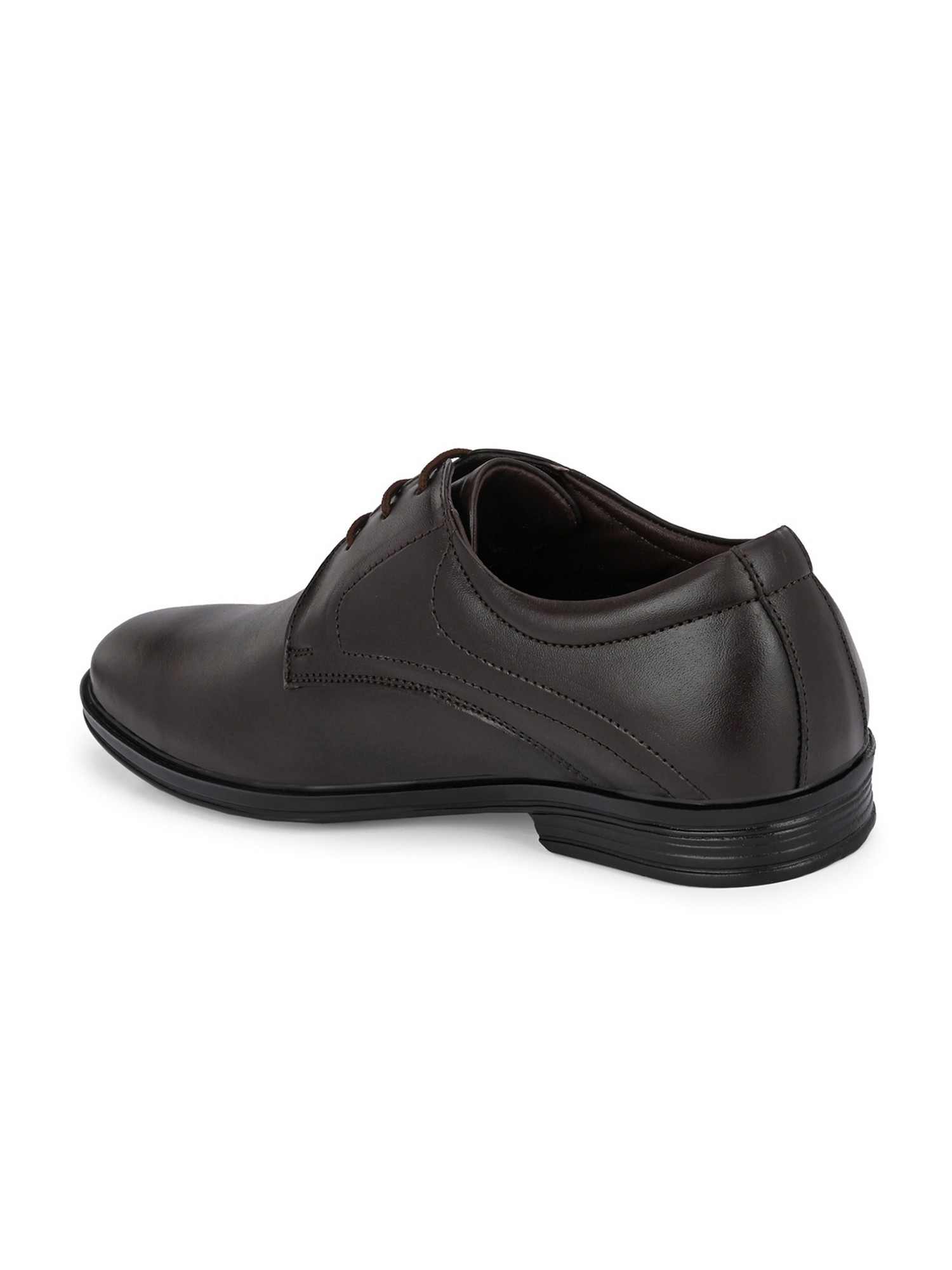 Guava Men's Brown Genuine Leather Classic Derby Office Fomal shoes