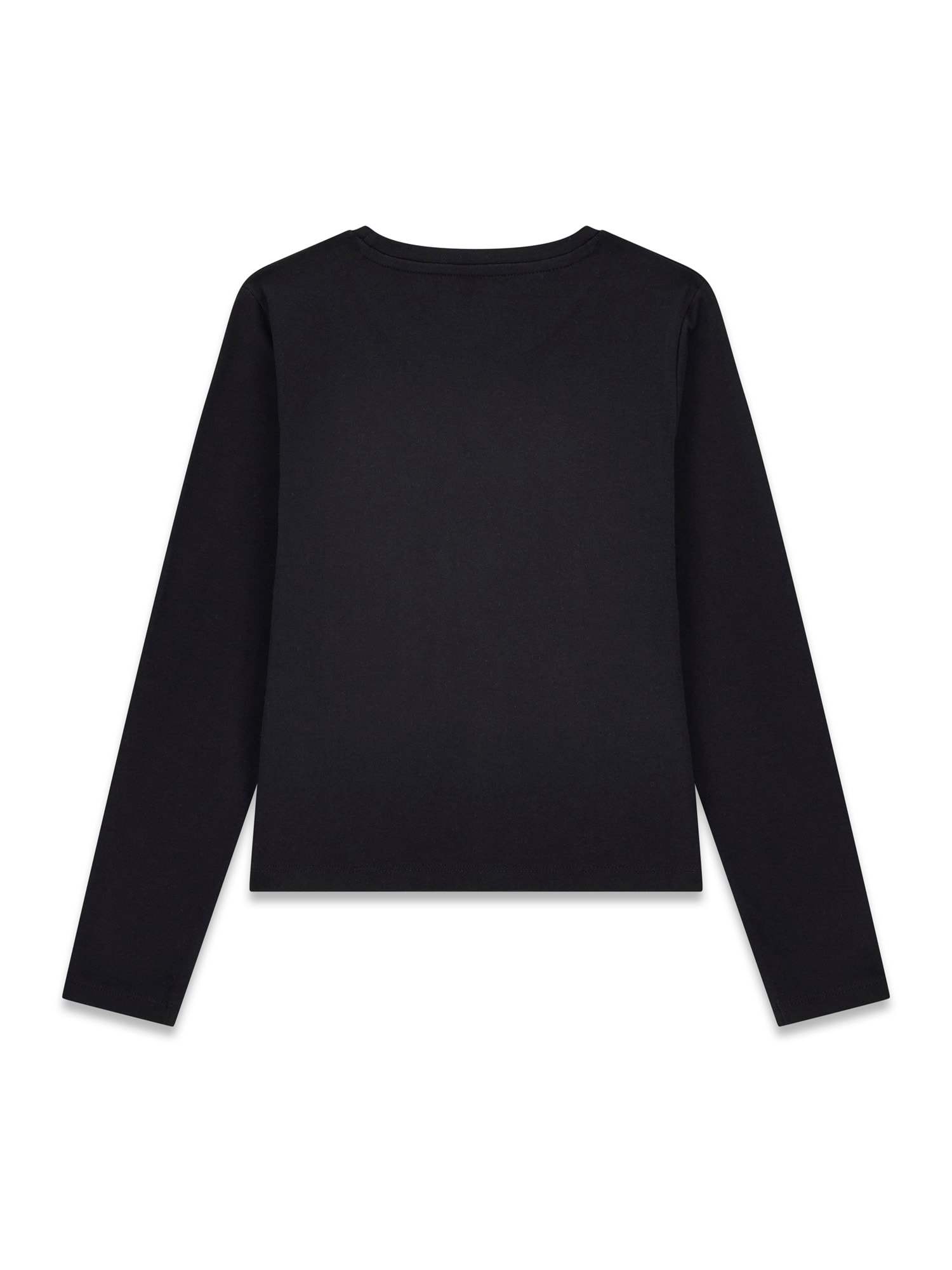 Guess Girls Jet Black A996 Printed Regular Fit T-Shirt